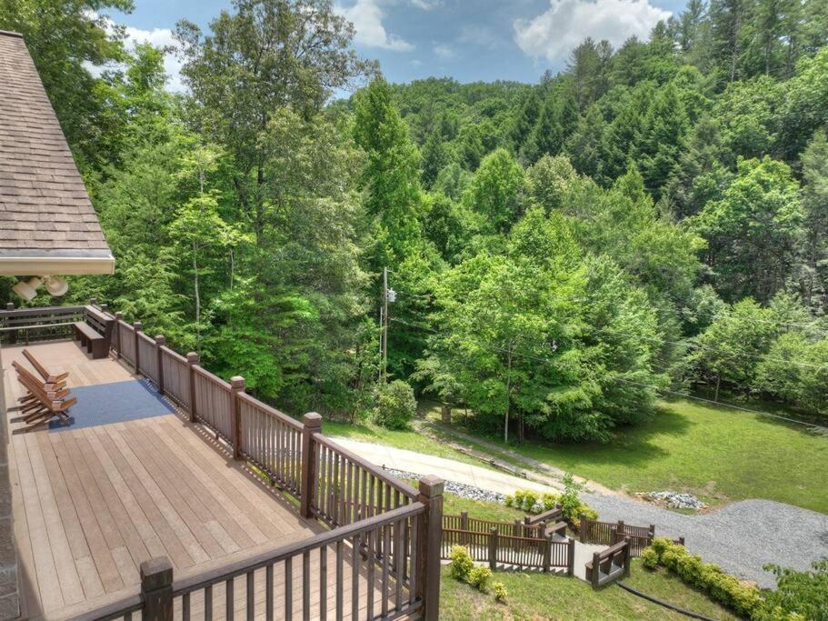 The Chariot - Creek Front With Hottub, Fire Pits, Billiards, Ev Charger - Sandalwood Stays Blue Ridge Exterior foto